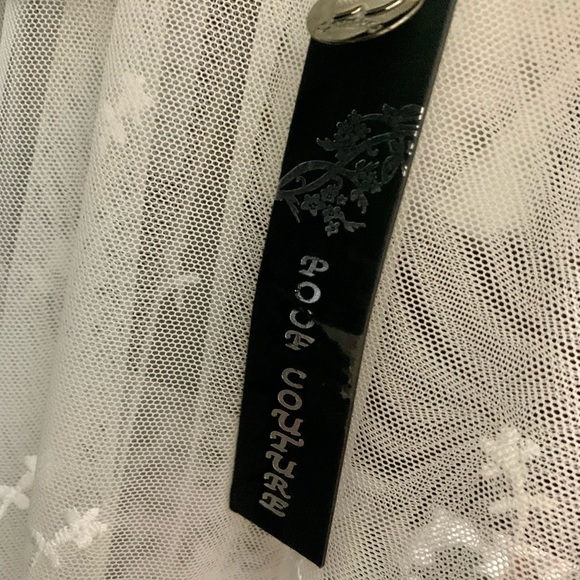 ✨POOF COUTURE💫✨BLUSA💫✨L💫✨TELA DE ORGANZA TRANSPARENTE 💫✨#JB30 - Picture 8 of 8